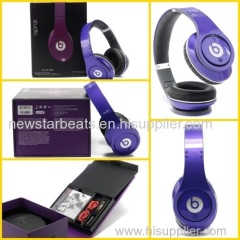 purple beats studio headphone