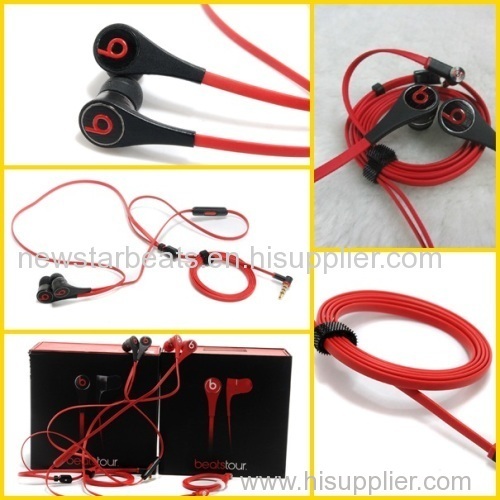 Black beats tour 2.0 beats tour v2 earphone by dr dre for iphone/mobile phone