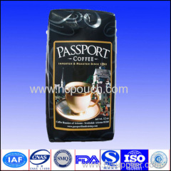 coffee bag with bottom gusset