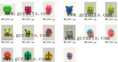 Spikey Rubber Beads Spikey Rubber Charms Silicone Rubber Earrings