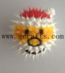 Funny Spiky Rubber Charms for Children's Beading