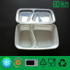 PP Plastic Food Container with Lid Dual Compartment