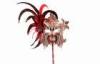 Womens Masquerade Mask With Stick For Christmas Carnival Party