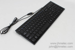 Wired USB Keyboard for Microsoft Full Size Black