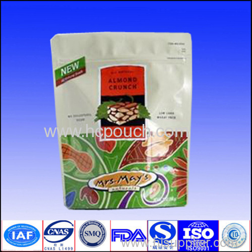 foil stand up pouch for food packaging