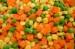 IQF/Frozen mixed vegetables of carrot dices and green peas and sweet corn
