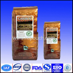 high quality kraft paper coffee packaging pouch