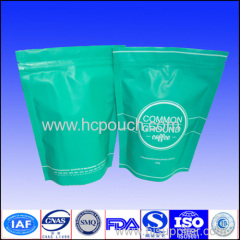 resealable stand up coffee bean bag