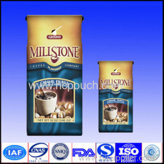 printed coffee bag packing