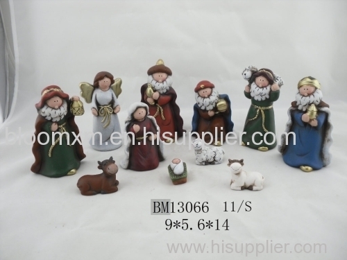 NATIVITY ITEMS POTTERY GIFT CERAMIC DECORATION