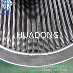 Stainless steel304 wedge wire screen pipes