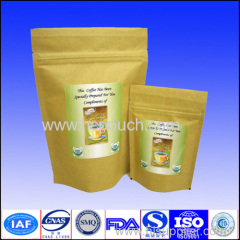 stand up ziplock coffee bags