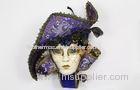 Mens Plastic Fashion Venetian Jester Mask For Halloween Carnival
