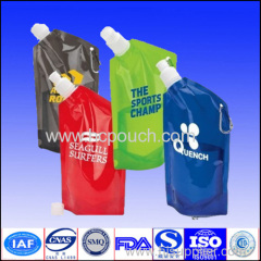 stand up pouch with spout water