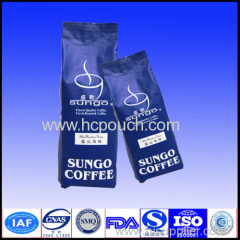 side gusset foil coffee bag