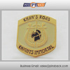 Custom metal blank pin badge/Gold plated enamel lapel pin
