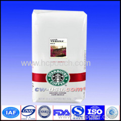 one-way valve coffee packaging pouch