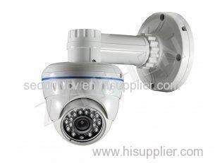 2.5"IR CE Cable OSD Vandalproof Dome Camera With 3.6mm Fixed Lens, Double Chassis For Wall