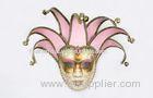 Pink / Purple Christmas Masquerade Mask , Cool Womens Face Mask Men