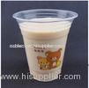 Plastic Bubble Tea Disposable Smoothie Cups For Milk 480ml 9.5cmx12.5cm