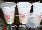 White Disposable Smoothie Cups Plastic For Soybean Milk Cups PP