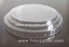 Clear Disposable Cup Lids Eco Friendly For 135mm Milk Cup PET