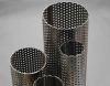 Perforated stainless steel tube used in exhaust or filtration fields