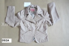 Ladies' pu jacket in stock