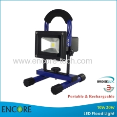 IP65 10W Bridgelux COB Rechargeable & Portable LED Flood Light