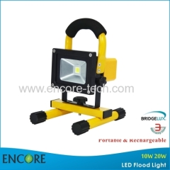 IP65 10W Bridgelux COB Rechargeable & Portable LED Flood Light