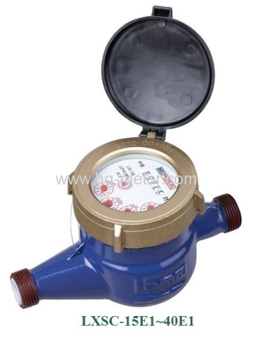 Multi-jet dry type Vane Wheel iron water meter