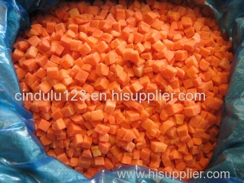 hot selling & newly-processed 10/8/5 mm IQF/Frozen carrot dices