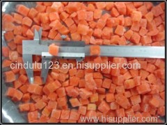 IQF/Frozen carrot dices (10*10mm,8*8mm, 5*5mm)