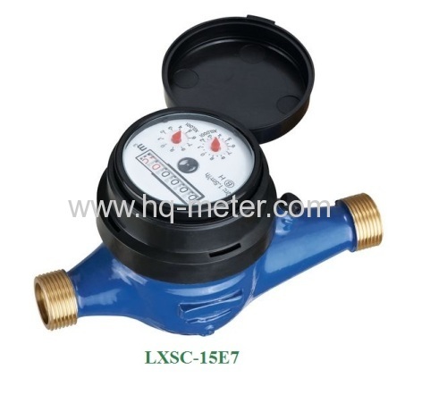 Multi-jet dry type cold Vane Wheel water meter