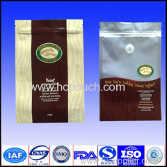 one way valve ziplock coffee bag