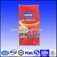 aluminum foil coffee bag with one way valve