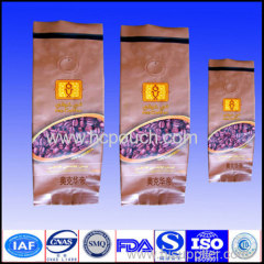 side gusset coffee bags with degassing valve