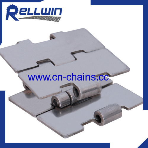 Single hinge SS chain Slat top straight running chain