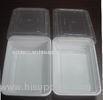 38oz Storage Disposable Plastic Food Containers , PP Rectangular