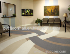1.8mm thickness vinyl roll flooring for office and hotel