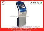 17" Freestanding Self Service Information Kiosk With LCD Advertising Screen