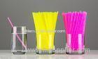 160mm Fluorescent Plastic Drinking Straws With 4.5mm Diameter