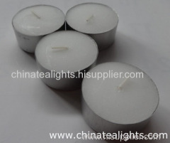 Tealight Candles Long Burning Hours White Unscented