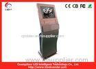 19" LED Steel Interactive Digital Signage Payment / Stand Advertising Kiosk