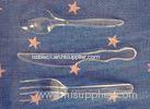 Eco Friendly Disposable Cutlery Kits / Clear PS Cutlery Set PS