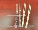 PS Disposable Plastic Cutlery Bamboo Shape Fruit Forks 117mmx8mm