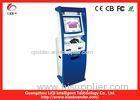 High Transparence Steel ATM Kiosk Terminal , Advertising Touch Screen Kiosk