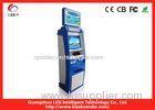 Durability Steel Dual Screen Kiosk With Billboard , Touch Screen