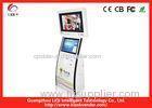 Indoor Advertising Dual Screen Kiosk User Friendly With TFT LCD Monitor