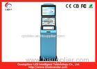Hotel LED Dual Screen Kiosk / Advertising Internet Kiosk For Self-service
